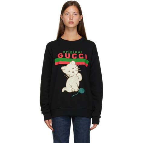 gucci cat sweater replica|gucci sweater on blackish.